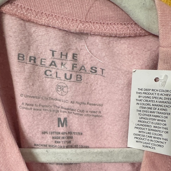 The Breakfast Club Universal Pink Graphic Sweatshirt - Picture 2 of 4